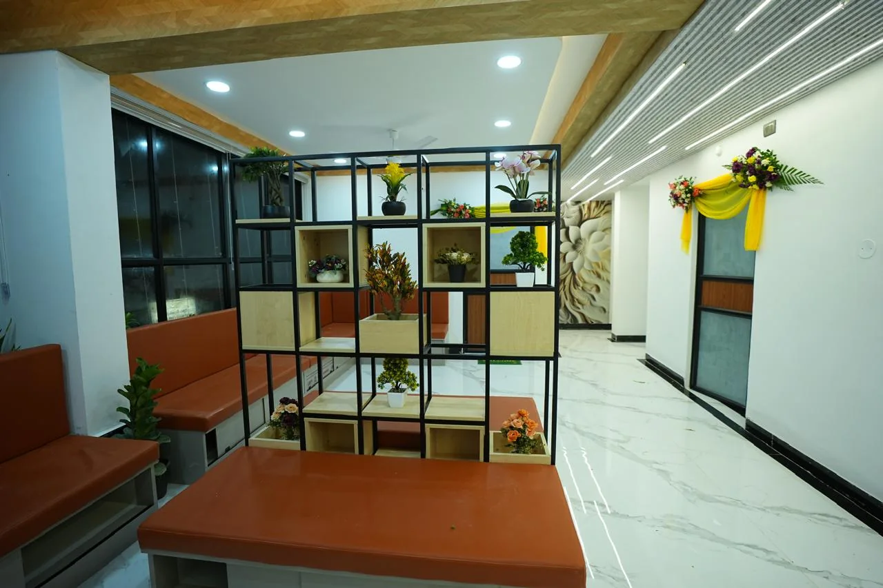 Chiron hospital seating area