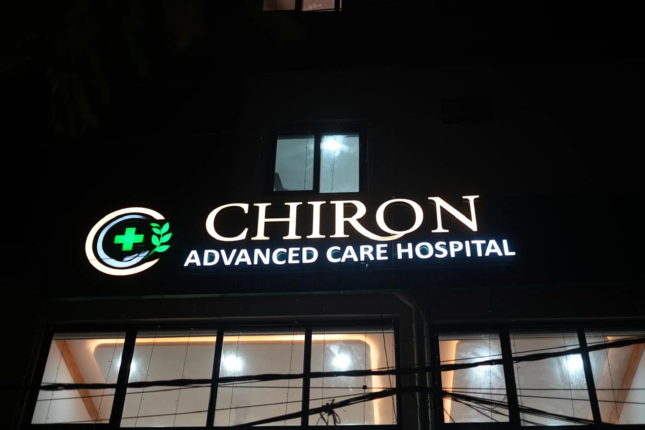 Chiron Advanced Care Hospital exterior signage