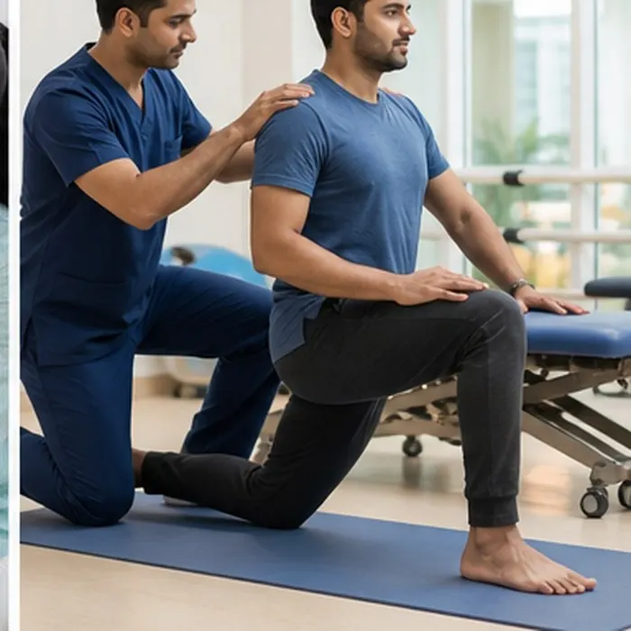 Physiotherapy care at Chiron Advanced Care Hospital in Suchitra, Hyderabad